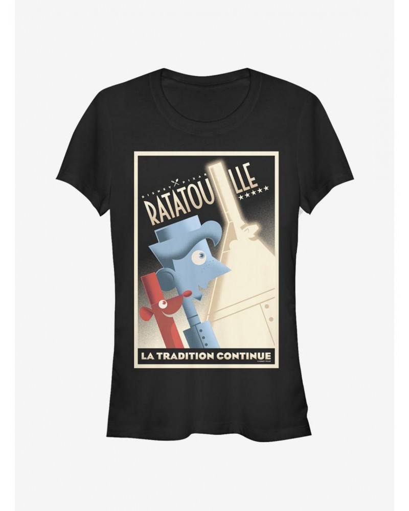 Disney Pixar Ratatouille La Tradition Poster Girls T-Shirt $12.45 T-Shirts