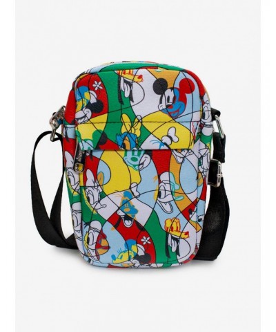 Disney Mickey Mouse The Sensational Six Vegan Leather Crossbody Bag $16.40 Bags