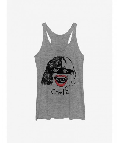 Disney Cruella Look Fabulous Girls Tank $8.55 Tanks