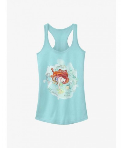 Disney The Little Mermaid Floating Bliss Girls Tank $10.71 Tanks