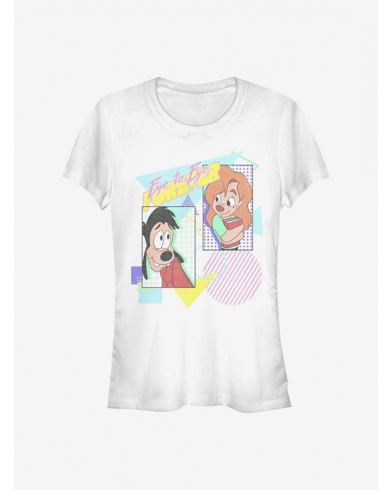 Disney A Goofy Movie Eye To Eye 80'S Girls T-Shirt $8.96 T-Shirts