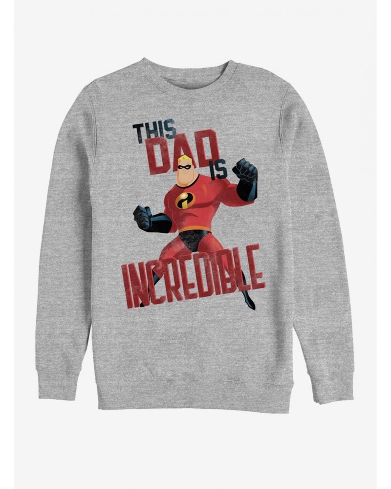 Disney Pixar The Incredibles This Dad Is Incredible Sweatshirt $12.55 Sweatshirts