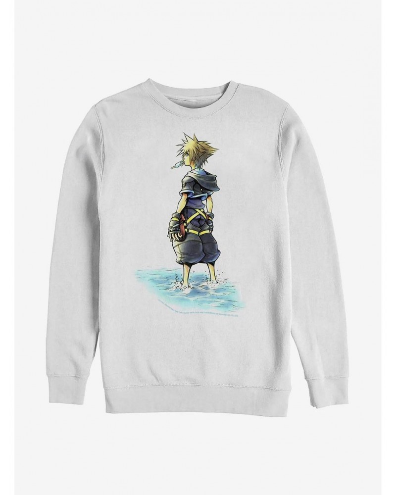 Disney Kingdom Hearts Feet Wet Crew Sweatshirt $14.76 Sweatshirts