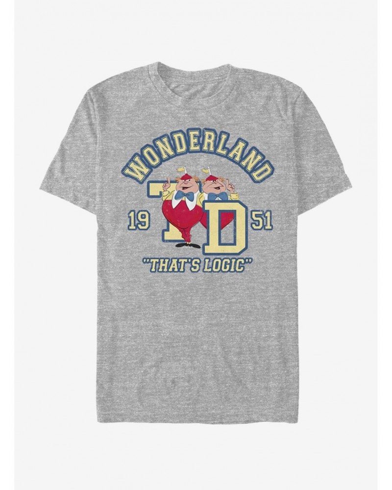 Disney Alice In Wonderland Tweedle Collegiate T-Shirt $10.52 T-Shirts