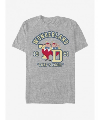 Disney Alice In Wonderland Tweedle Collegiate T-Shirt $10.52 T-Shirts