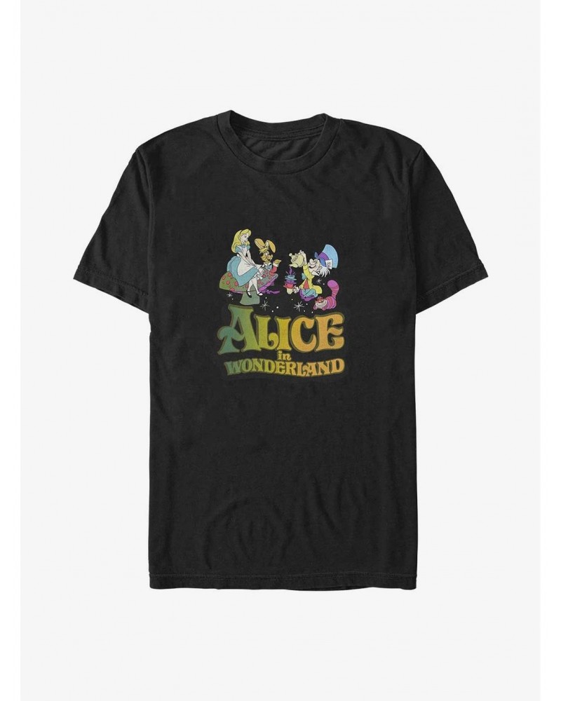 Disney Alice in Wonderland Alice Trippy Logo Big & Tall T-Shirt $10.76 T-Shirts