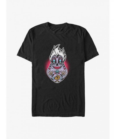 Disney The Little Mermaid Sugar Skull Ursula Big & Tall T-Shirt $11.96 T-Shirts