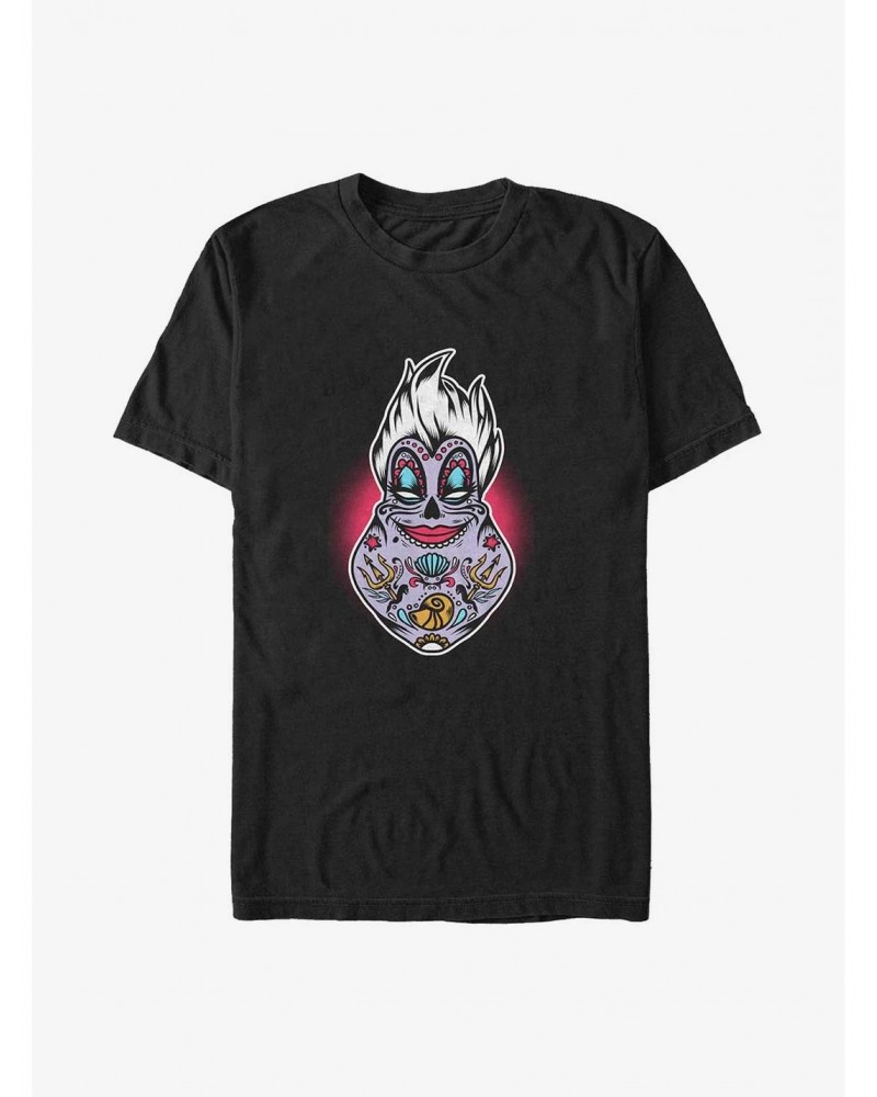 Disney The Little Mermaid Sugar Skull Ursula Big & Tall T-Shirt $11.96 T-Shirts