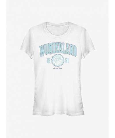 Disney Alice In Wonderland College Girls T-Shirt $8.47 T-Shirts