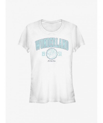 Disney Alice In Wonderland College Girls T-Shirt $8.47 T-Shirts