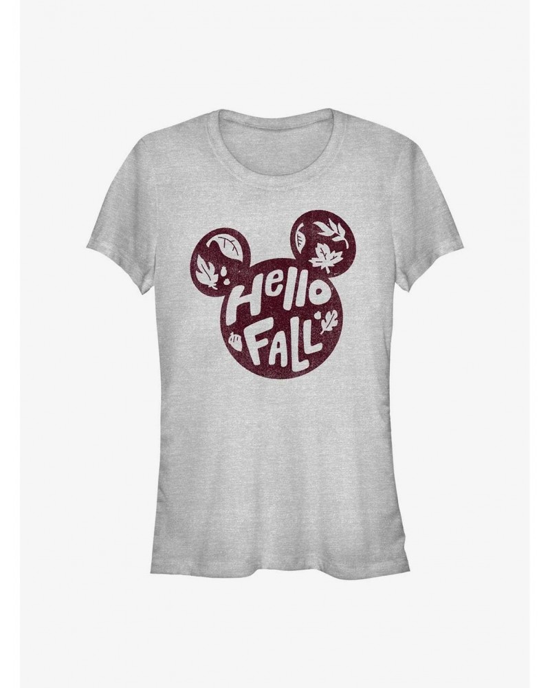 Disney Mickey Mouse Hello Fall Girls T-Shirt $9.96 T-Shirts