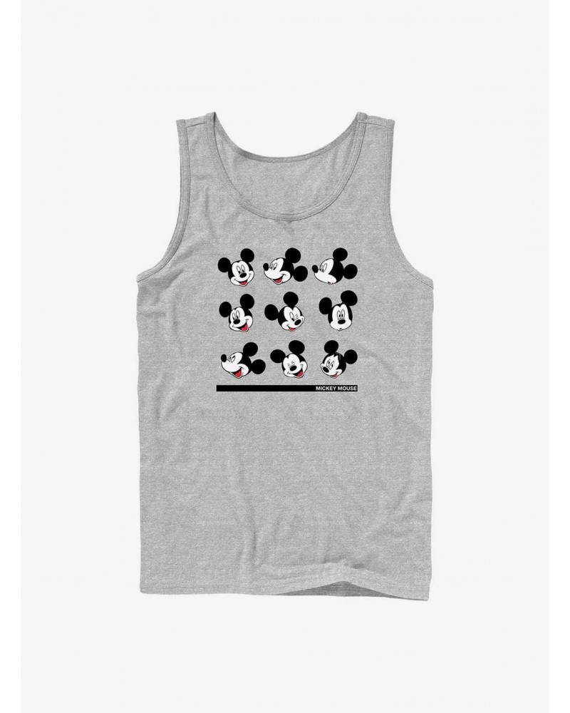 Disney Mickey Mouse Mickey Expressions Tank Top $8.72 Tops