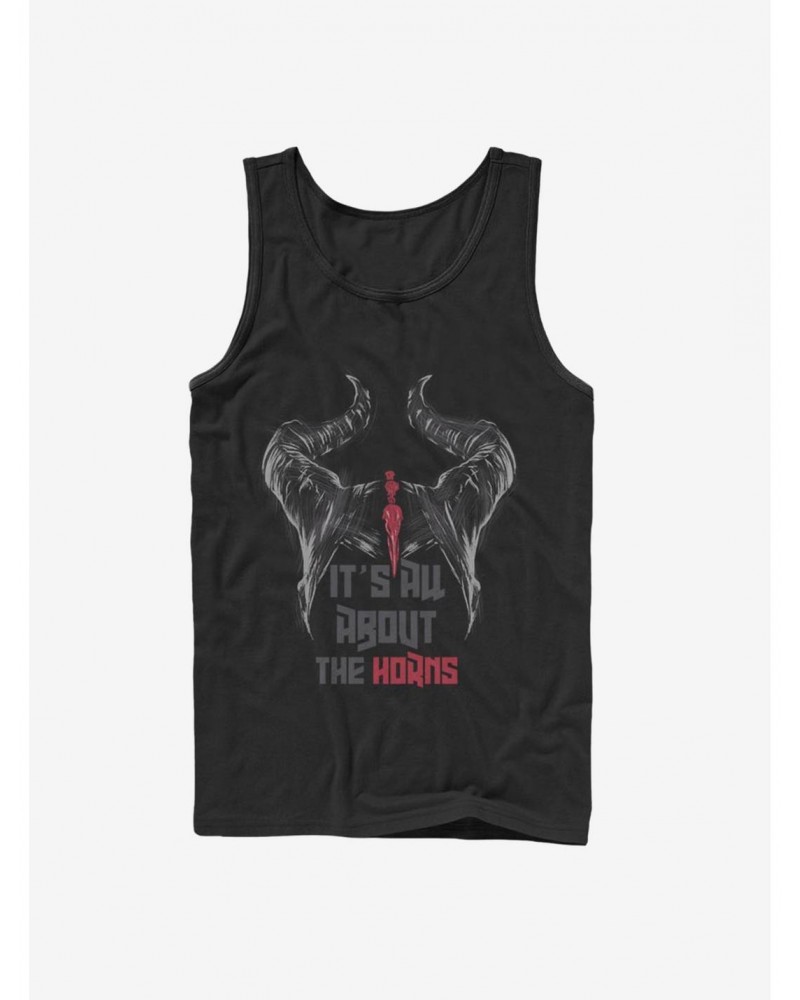 Disney Maleficent: Mistress Of Evil It's All About The Horns Tank $8.22 Tanks