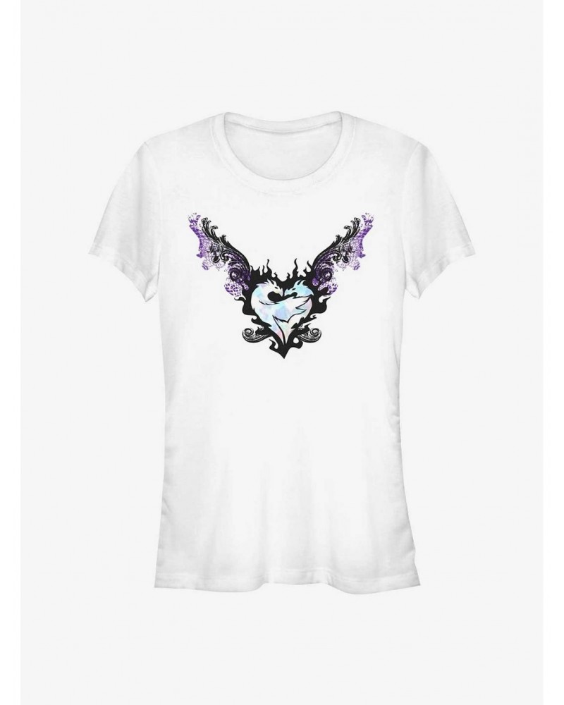 Disney Descendants Mal Dragon Heart Girls T-Shirt $11.45 T-Shirts