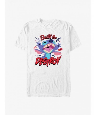 Disney Lilo & Stitch Built To Destroy T-Shirt $9.56 T-Shirts