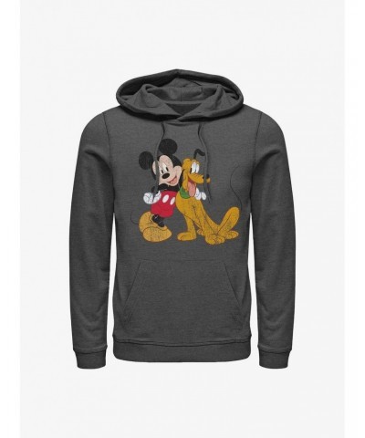 Disney Mickey Mouse And Disney Pluto Hoodie $18.41 Hoodies