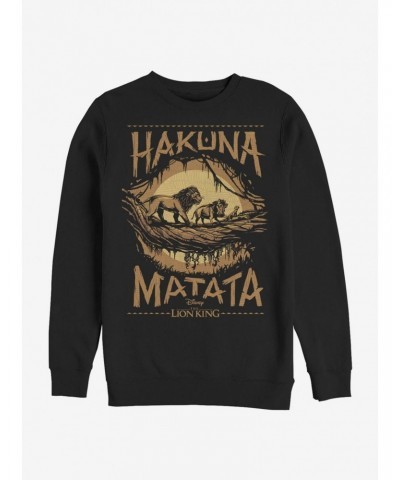 Disney The Lion King 2019 Savanna Poster Sweatshirt $13.28 Sweatshirts