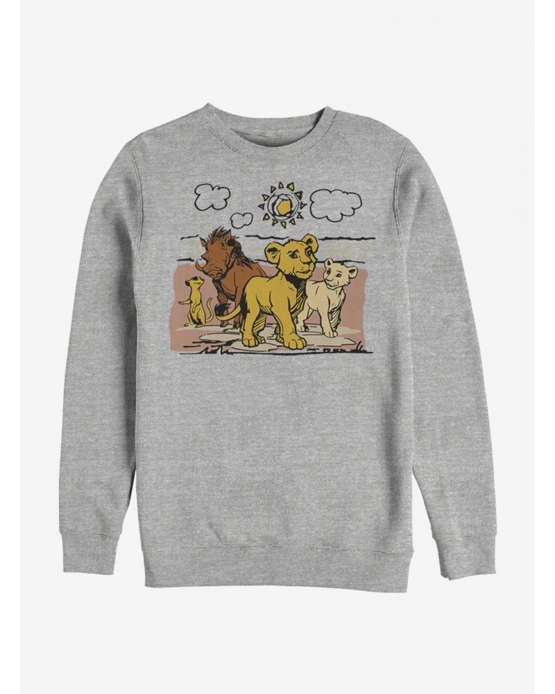 Disney The Lion King 2019 Hakuna Group Sweatshirt $18.45 Sweatshirts