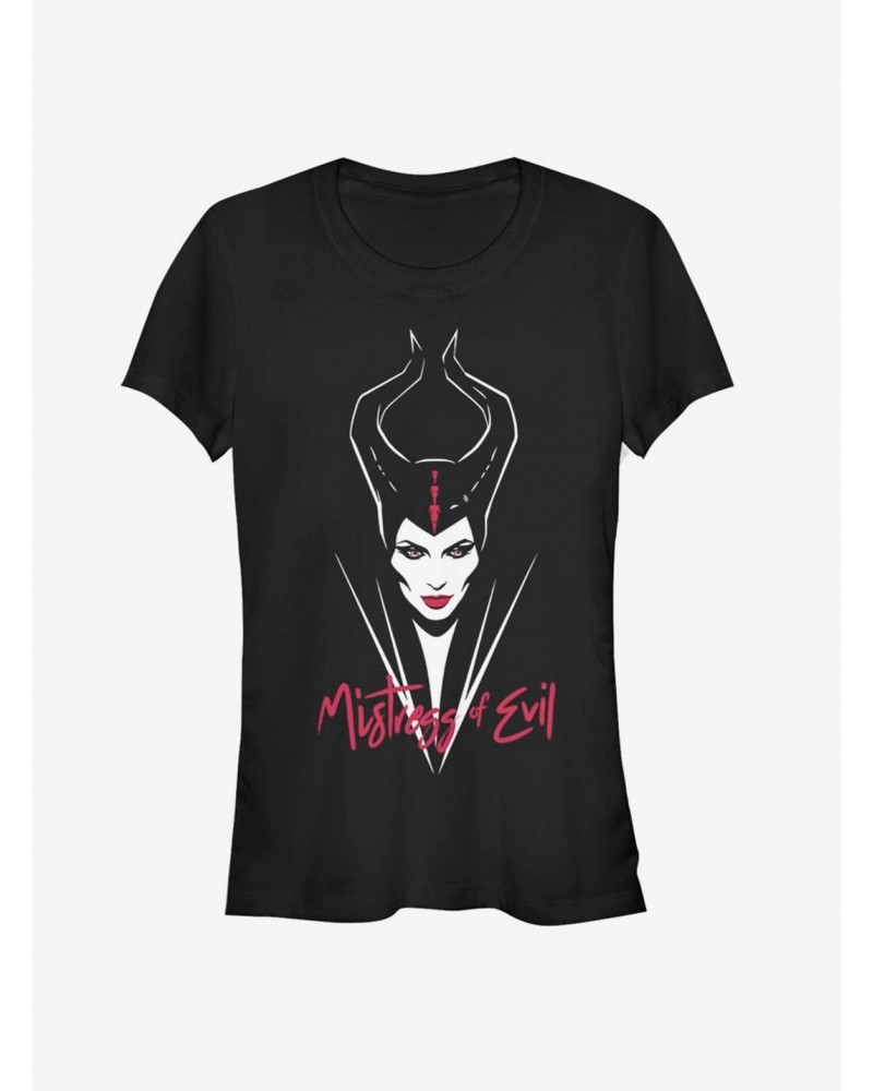 Disney Maleficent: Mistress Of Evil Red Lips Girls T-Shirt $8.72 T-Shirts