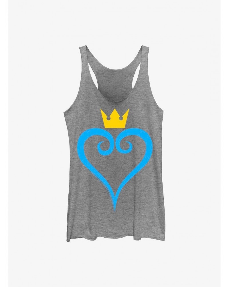 Disney Kingdom Hearts Heart And Crown Girls Tank $12.17 Tanks