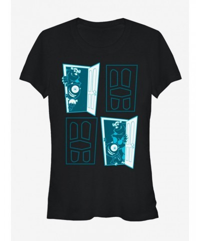 Monsters Inc. Closet Door Portal Girls T-Shirt $10.46 T-Shirts