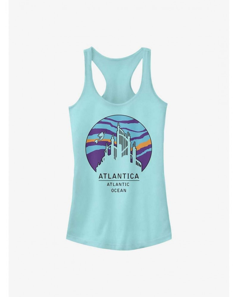 Disney The Little Mermaid Atlantica Logo Girls Tank $8.96 Tanks