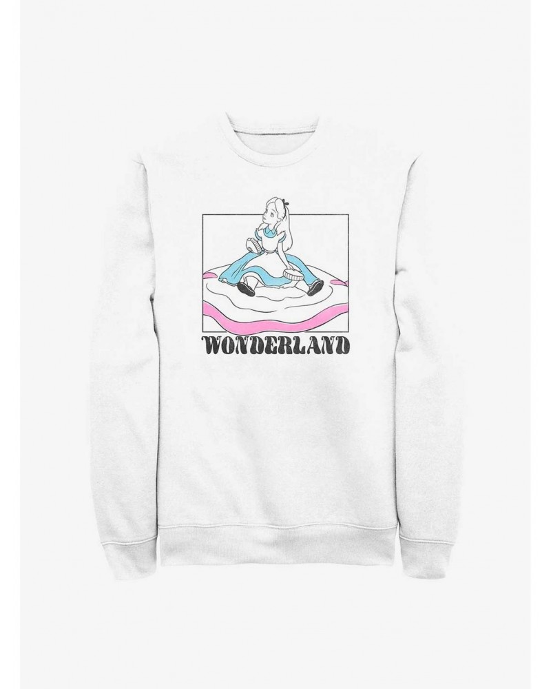 Disney Alice in Wonderland Soft Pop Wonderland Sweatshirt $14.39 Sweatshirts