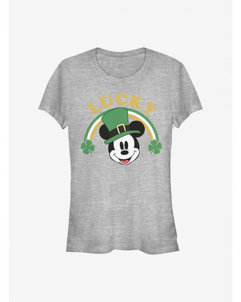 Disney Mickey Mouse Lucky Mickey Girls T-Shirt $7.72 T-Shirts