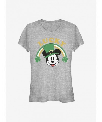 Disney Mickey Mouse Lucky Mickey Girls T-Shirt $7.72 T-Shirts