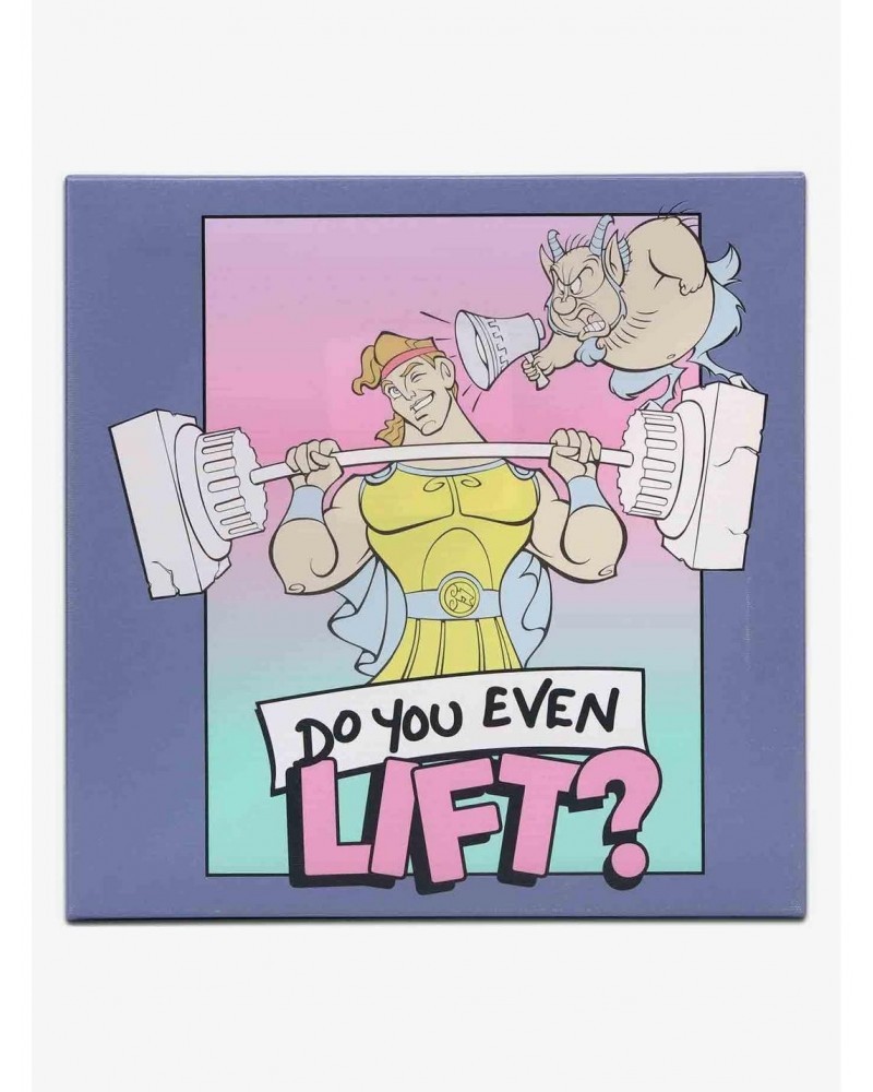 Disney Hercules Do You Even Lift Canvas Wall Decor $15.96 Décor