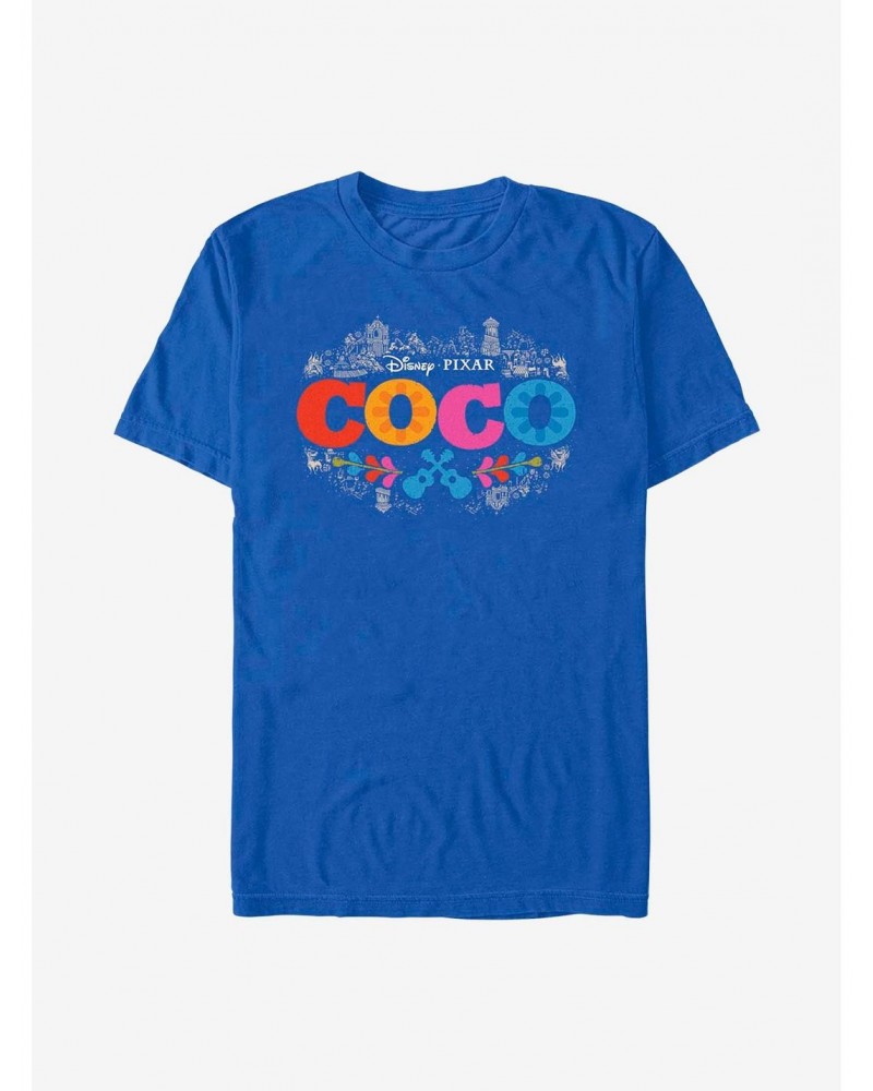 Disney Pixar Coco Artistic Logo T-Shirt $9.08 T-Shirts