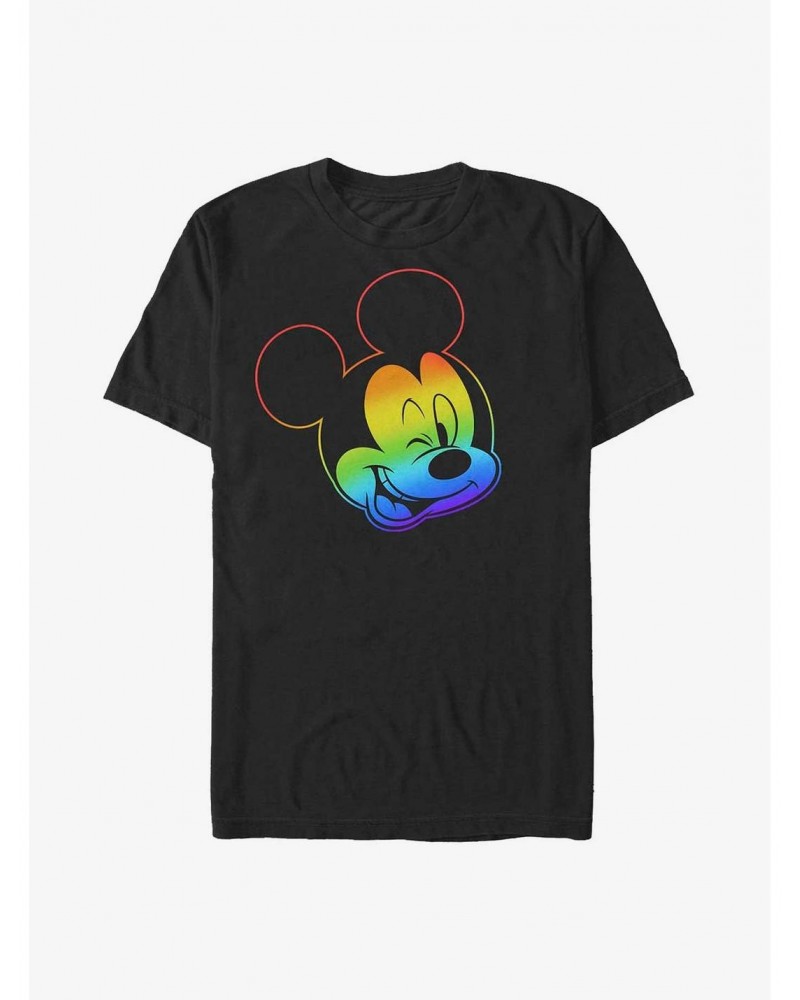 Disney Mickey Mouse Rainbow Mickey T-Shirt $10.99 T-Shirts