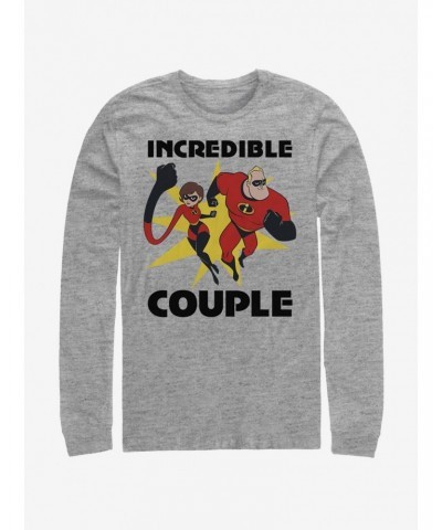 Disney Pixar The Incredibles Incredible Couple Long-Sleeve T-Shirt $13.82 T-Shirts