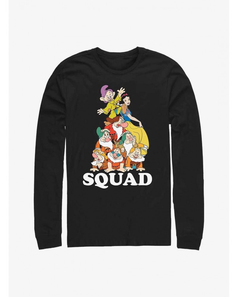 Disney Snow White and the Seven Dwarfs Squad Dwarfs Long-Sleeve T-Shirt $10.53 T-Shirts