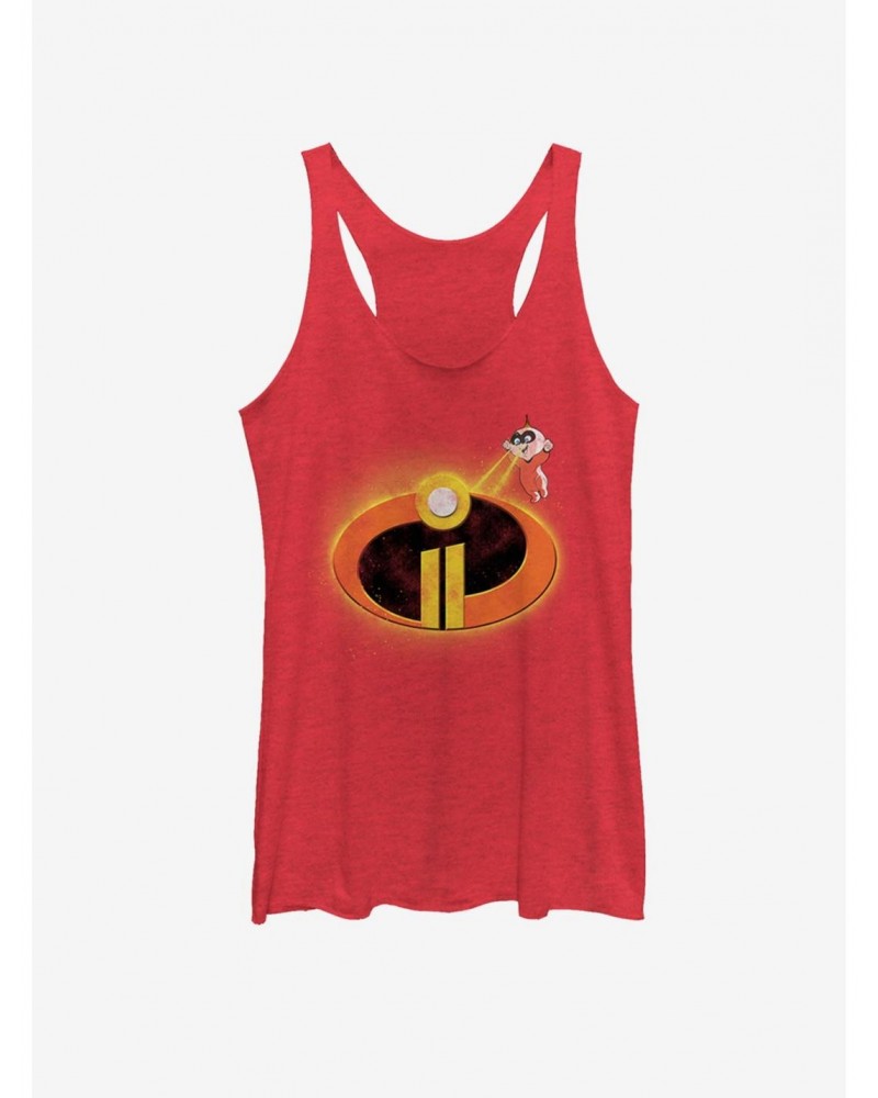 Disney Pixar The Incredibles Logo Beam Girls Tank $10.88 Tanks