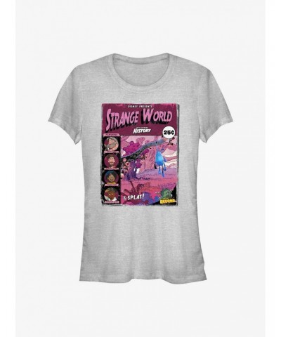 Disney Strange World Comic Book Adventuress Girls T-Shirt $7.47 T-Shirts