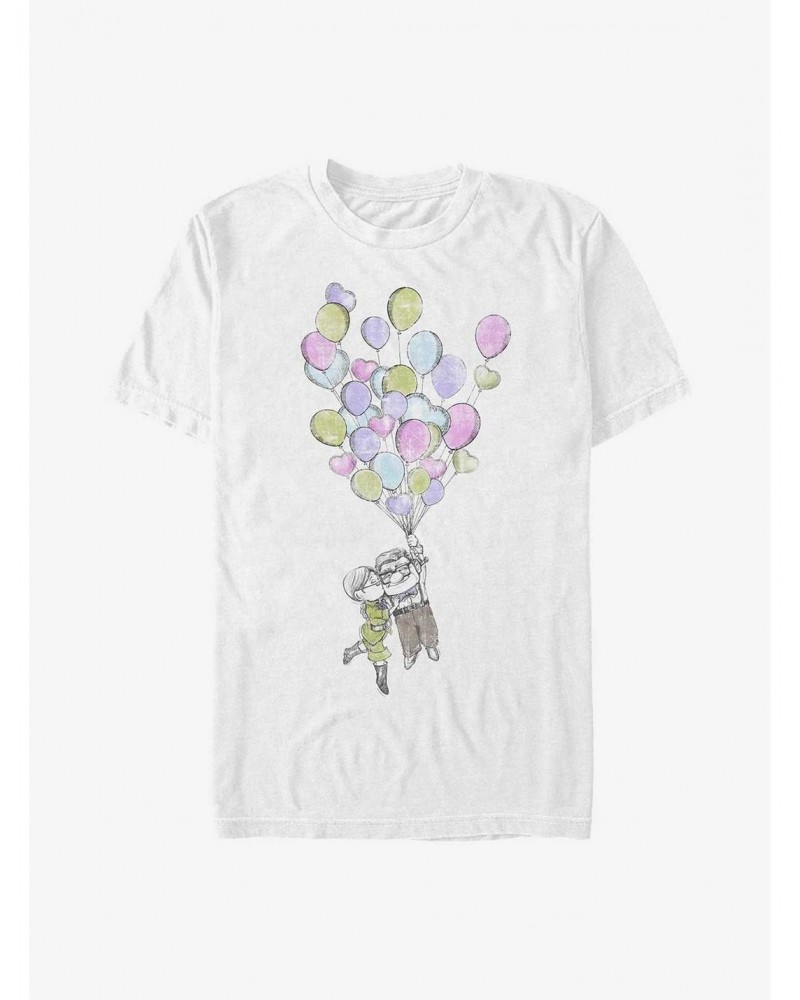 Extra Soft Disney Pixar Up Love Is In The Air T-Shirt $9.87 T-Shirts