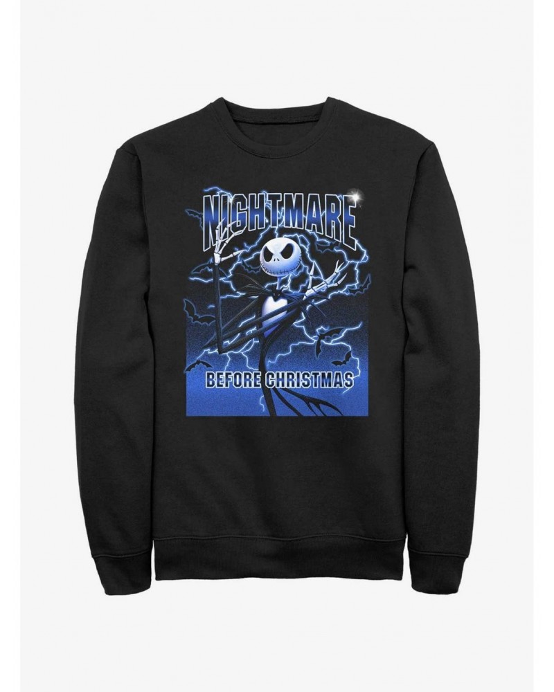 Disney The Nightmare Before Christmas Electric Jack Sweatshirt $12.92 Sweatshirts