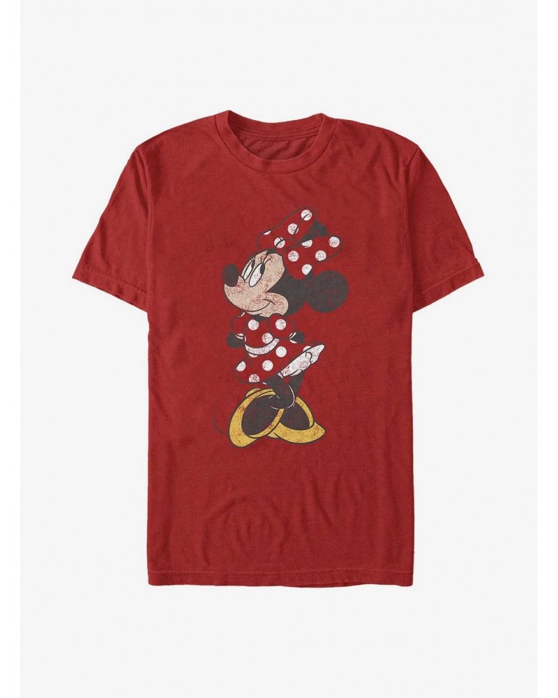 Disney Minnie Mouse Vintage Polka-Dot Minnie T-Shirt $8.60 T-Shirts