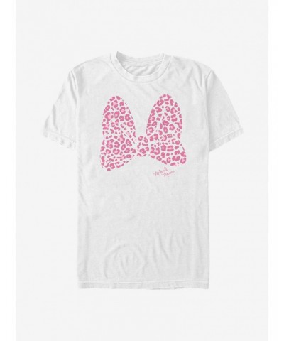 Disney Minnie Mouse Pink Leopard T-Shirt $10.28 T-Shirts