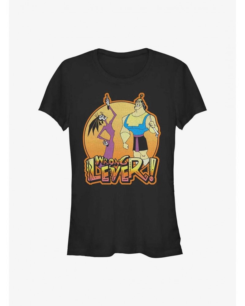 Disney The Emperor's New Groove Yzma and Kronk Wrong Lever Girls T-Shirt $9.71 T-Shirts