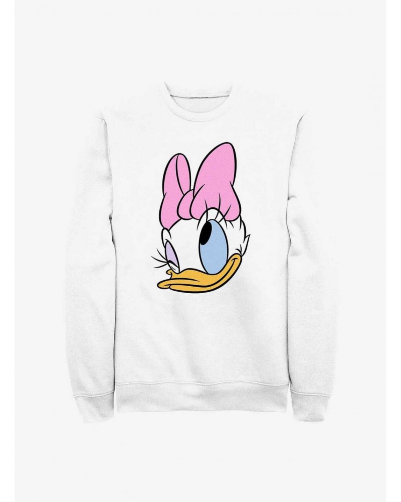 Disney Daisy Duck Winking Face Sweatshirt $16.97 Sweatshirts