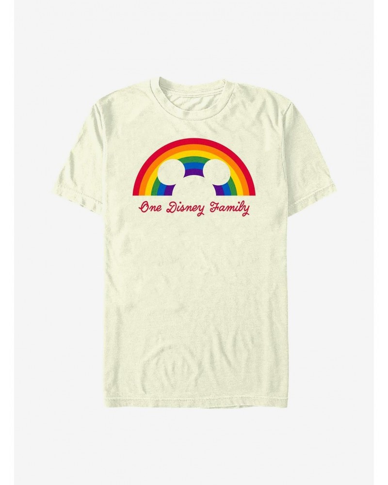 Disney Mickey Mouse Rainbow Our Disney Family T-Shirt $11.47 T-Shirts