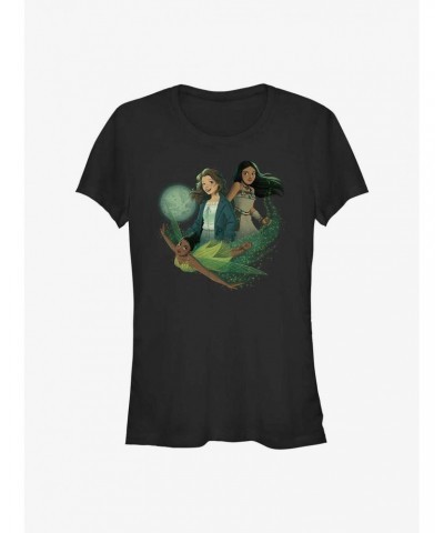 Disney Peter Pan & Wendy Tinker Bell, Wendy, & Tiger Lily Girls T-Shirt $10.96 T-Shirts