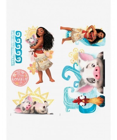 Disney Moana And Friends Peel And Stick Wall Decals $7.18 Decals