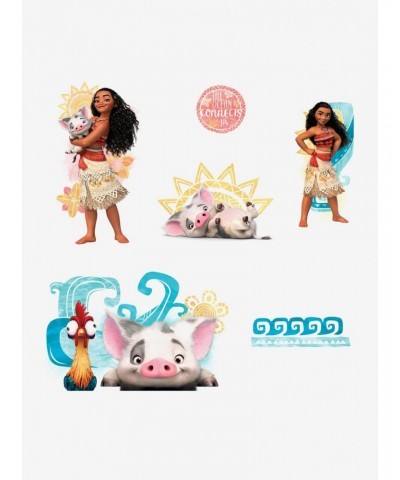 Disney Moana And Friends Peel And Stick Wall Decals $7.18 Decals