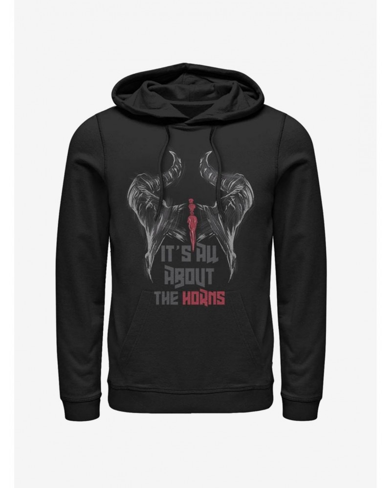 Disney Maleficent: Mistress Of Evil It's All About The Horns Hoodie $20.65 Hoodies