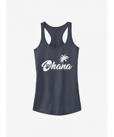 Disney Lilo & Stitch Sillhouette Ohana Girls Tank $9.46 Tanks