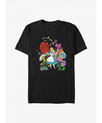 Disney Alice in Wonderland Flower Afternoon T-Shirt $9.08 T-Shirts