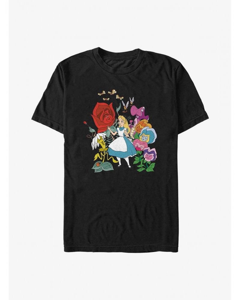 Disney Alice in Wonderland Flower Afternoon T-Shirt $9.08 T-Shirts